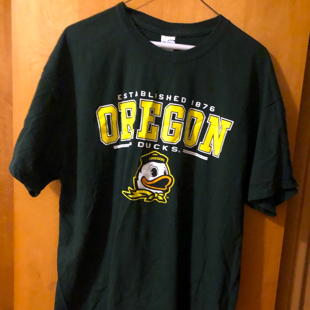Oversized College Tee, Oregon Ducks, Size XL